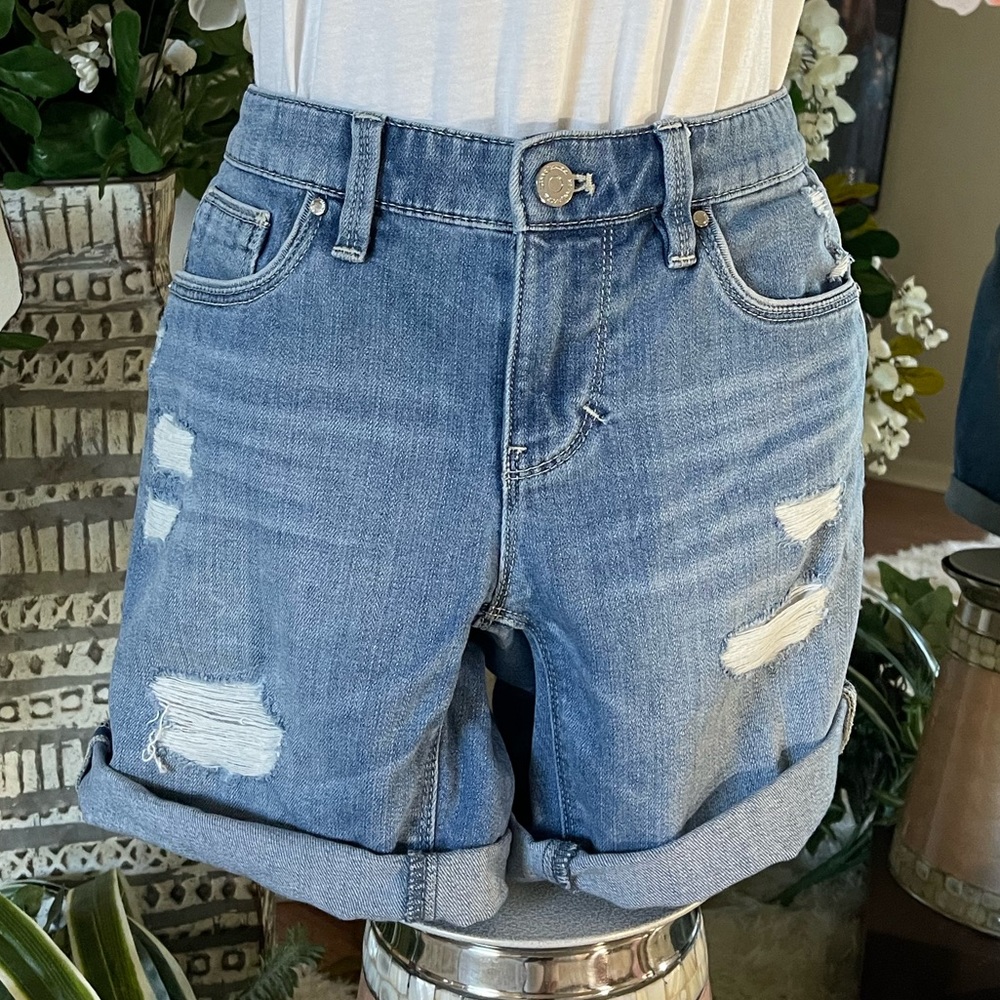WHBM Girlfriend Denim Jean Shorts